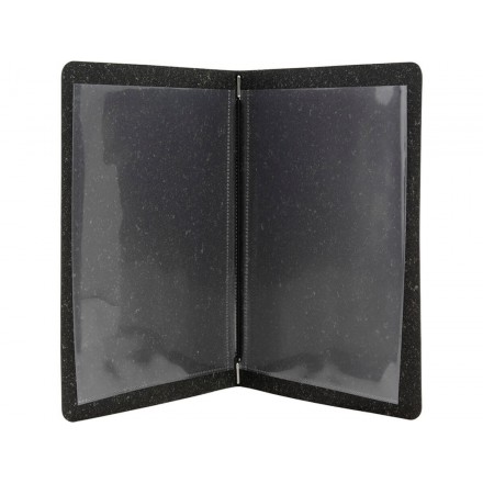 Protège-menu A5 en cuir BLACK RAW SECURIT Protège-menus A5