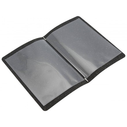 Protège-menu A5 en cuir BLACK RAW SECURIT Protège-menus A5