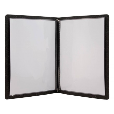Protège-menu A5 en cuir BLACK RAW SECURIT Protège-menus A5