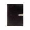 Protège-menu A4 en cuir BLACK EGO