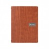 Protège-menu A4 en cuir BROWN RUGA SECURIT Protège-menus A4