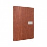 Protège-menu A4 en cuir BROWN RUGA SECURIT Protège-menus A4