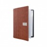 Protège-menu A4 en cuir BROWN RUGA SECURIT Protège-menus A4