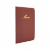Protège-menu A4 CLASSIC bordeaux SECURIT A4 menu protectors