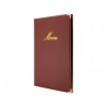 Protège-menu A4 CLASSIC bordeaux SECURIT A4 menu protectors