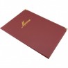 Protège-menu A4 CLASSIC bordeaux SECURIT A4 menu protectors