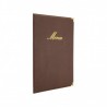 Protège-menu A4 CLASSIC marron SECURIT Protège-menus A4