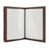 Protège-menu A4 CLASSIC marron SECURIT Protège-menus A4