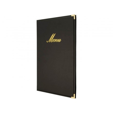 Protège-menu A4 CLASSIC noir SECURIT A4 menu protectors