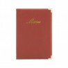 Protège-menu A5 Classic bordeaux SECURIT A5 menu protectors