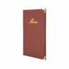 Protège-menu A5 Classic bordeaux SECURIT A5 menu protectors