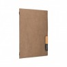 A4 menu holder NATURE brown - CHR MARKET