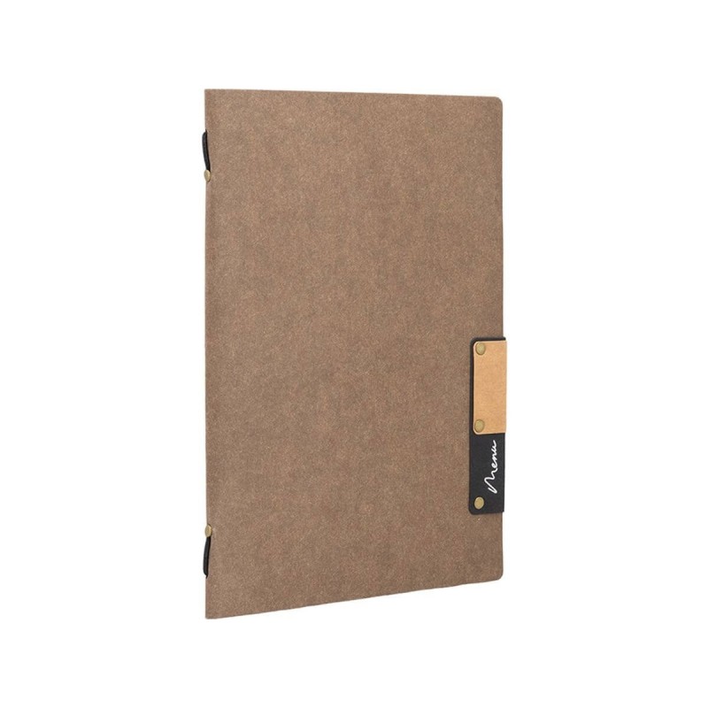A5 brown menu holder NATURE - CHR MARKET