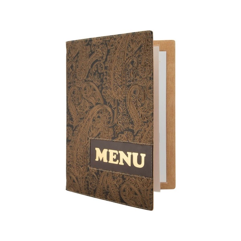 Protège-menu PAISLEY A4 SECURIT Protège-menus A4 Protège-menu PAISLEY A4 SECURIT Protège-menus A4