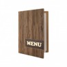 Protège-menu WOOD A4 SECURIT A4 menu protectors