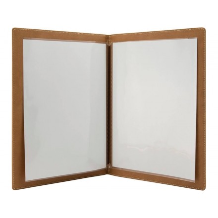 Protège-menu WOOD A4 SECURIT A4 menu protectors
