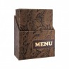 Box de 10 protège-menus A4 PAISLEY