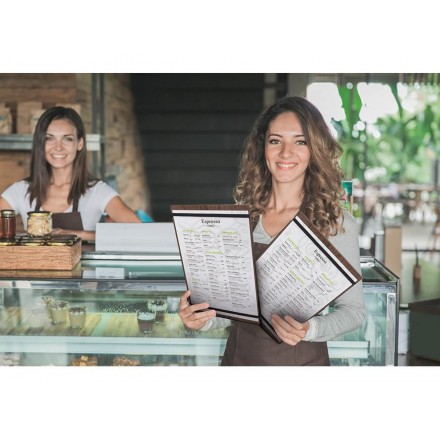 Tablette WALNUT TABLET SECURIT Protège-menus A4