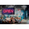 Panneau lumineux LED OPEN