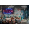 Panneau lumineux LED PIZZA