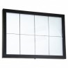 Porte-menu BLACK STAR XXL 8xA4 SECURIT Porte-menus lumineux