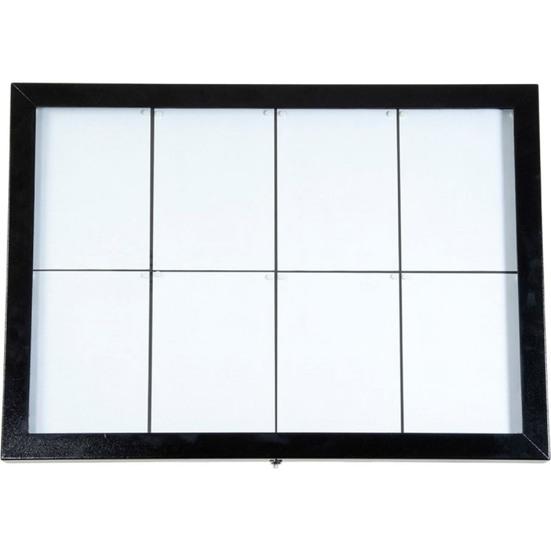 Porte-menu BLACK STAR XXL 8xA4 SECURIT Porte-menus lumineux Porte-menu BLACK STAR XXL 8xA4 SECURIT Porte-menus lumineux