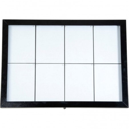 Porte-menu BLACK STAR XXL 8xA4 SECURIT Porte-menus lumineux