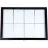 Porte-menu BLACK STAR XXL 8xA4 SECURIT Porte-menus lumineux