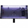 Porte-menu lumineux ACIER GALVA 3xA4 sur pied SECURIT Porte-menus lumineux