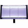Illuminated menu holder GALVA STEEL 3xA4 on stand SECURIT Information Displays