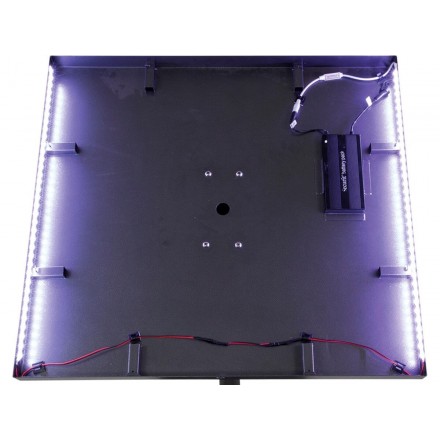 Porte-menu lumineux ACIER GALVA 6xA4 SECURIT Porte-menus lumineux