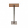 Professional display GLASS STAR walnut 1xA4 - CHR MARKET