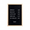 Tableau à lettres 60x40cm SECURIT Ardoises murales