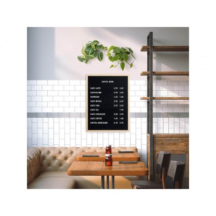 Tableau à lettres 60x80cm SECURIT Ardoises murales