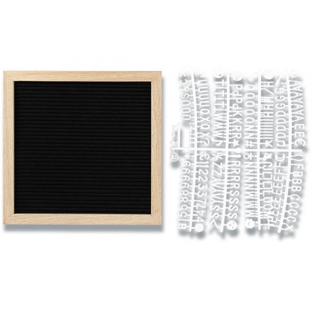 Cadre à lettres 30x30cm SECURIT Ardoises murales