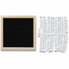 Cadre à lettres 30x30cm