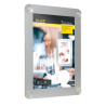 Porte-affiches de vitrine gris A4 SECURIT Porte-affiches