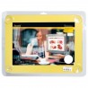 Porte-affiches à ventouses jaune A3 SECURIT Porte-affiches