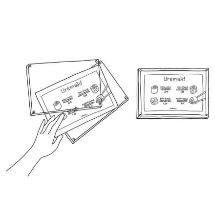 A4 Magnetic poster frame SECURIT Poster holder