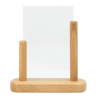 Porte-affiche de table teck SECURIT Porte-affiches