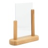 Porte-affiche de table teck SECURIT Porte-affiches