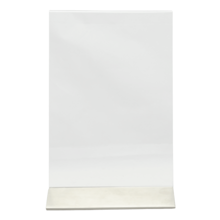 Porte-affiche de table A5 INOX SECURIT Porte-affiches