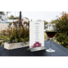 Porte-affiche de table A5 INOX SECURIT Porte-affiches