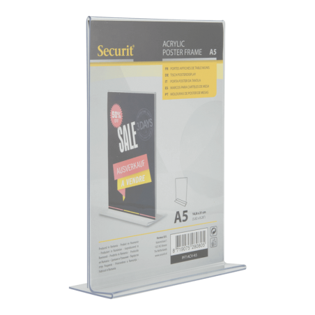 Porte-affiche de table A5 SECURIT Porte-affiches