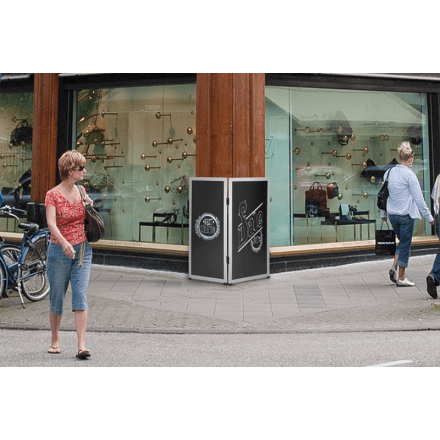 Multi-ardoise grise SECURIT Panneaux trottoir