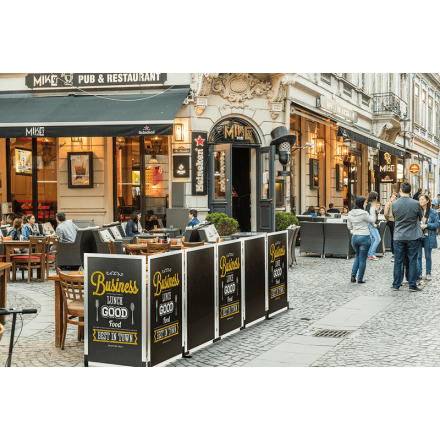 Multi-ardoise grise SECURIT Panneaux trottoir