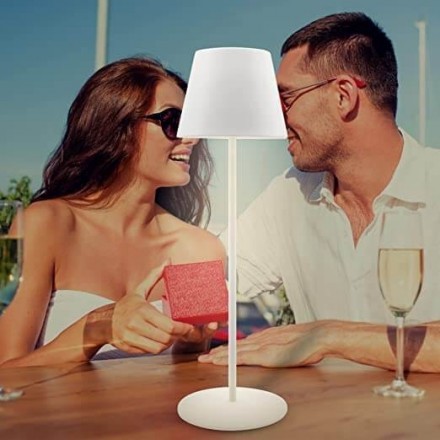 Lampe de table sans fil FELINE blanc SECURIT Salle
