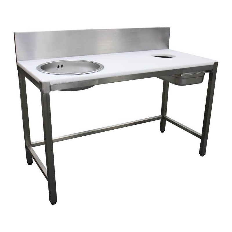 Table de préparation à poisson L1000 - TVO + bac de rinçage L2G Toutes les catégories