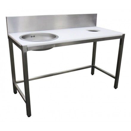 Table de préparation à poisson L1000 - TVO + bac de rinçage L2G Toutes les catégories