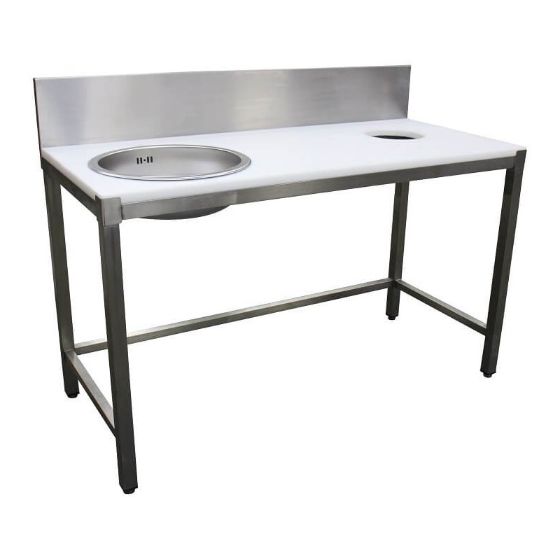 Table de préparation à poisson L1000 - TVO + bac de rinçage L2G Toutes les catégories
